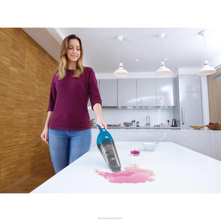BLACK+DECKER N20D53Dustbuster aspirador portátil sem fio azul limpeza