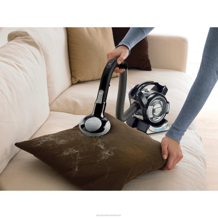 BLACK+DECKER N20D60Dustbuster 20v max flex aspirador sem fio com cabeça de chão e escova de pêlos de animais de estimação limpeza