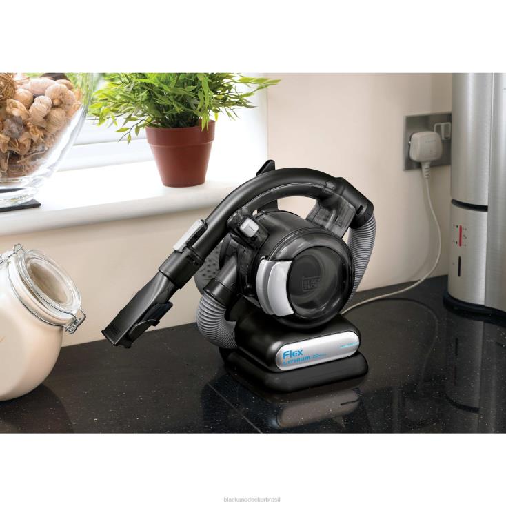 BLACK+DECKER N20D60Dustbuster 20v max flex aspirador sem fio com cabeça de chão e escova de pêlos de animais de estimação limpeza