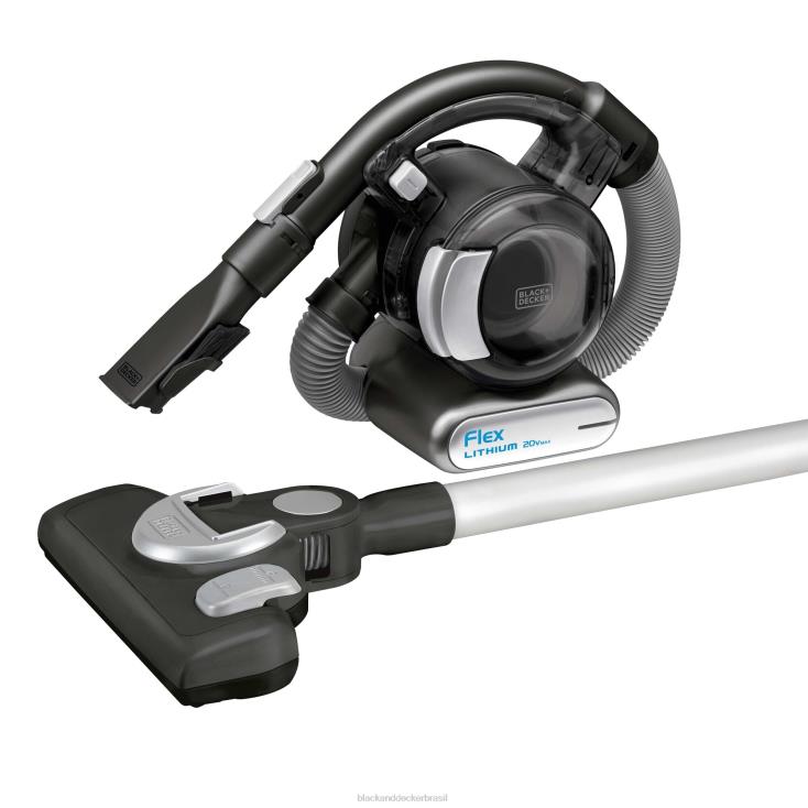 BLACK+DECKER N20D60Dustbuster 20v max flex aspirador sem fio com cabeça de chão e escova de pêlos de animais de estimação limpeza
