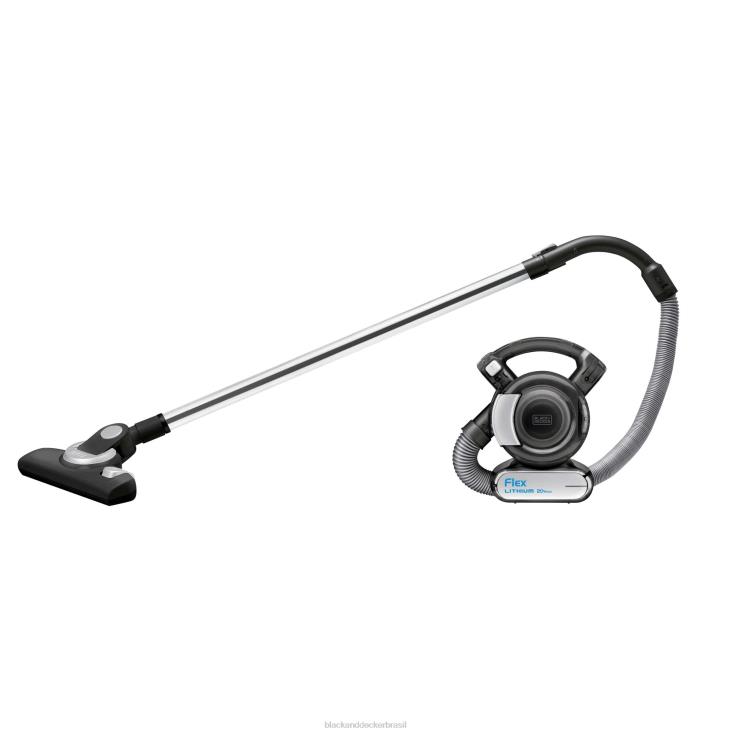 BLACK+DECKER N20D60Dustbuster 20v max flex aspirador sem fio com cabeça de chão e escova de pêlos de animais de estimação limpeza