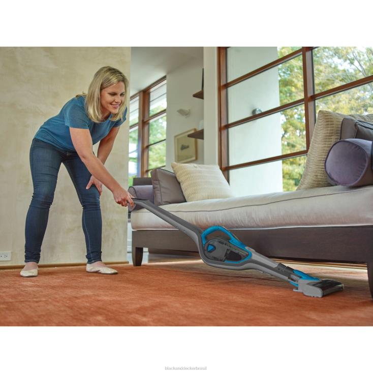 BLACK+DECKER N20D66aspirador de pó 2 em 1 de lítio sem fio (azul oceano profundo) limpeza