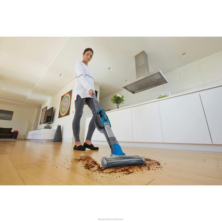 BLACK+DECKER N20D66aspirador de pó 2 em 1 de lítio sem fio (azul oceano profundo) limpeza