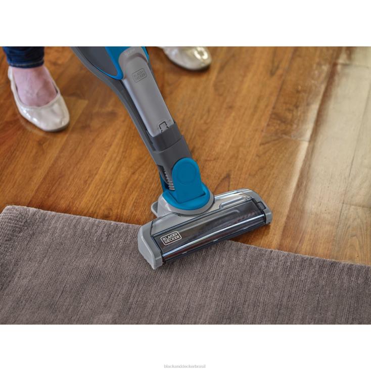 BLACK+DECKER N20D66aspirador de pó 2 em 1 de lítio sem fio (azul oceano profundo) limpeza