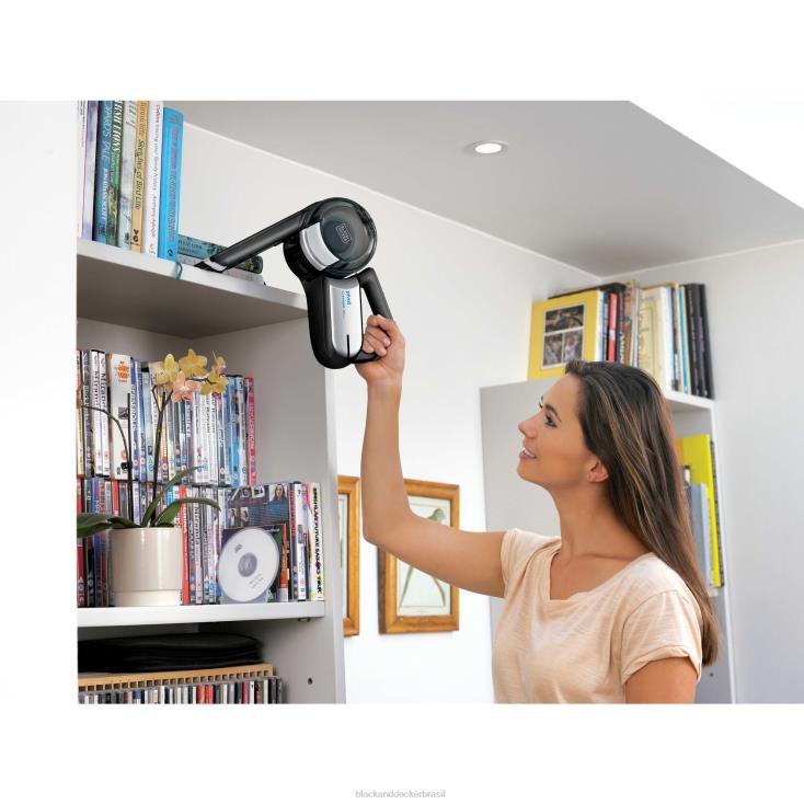BLACK+DECKER N20D7Dustbuster 20v max aspirador portátil sem fio cinza limpeza