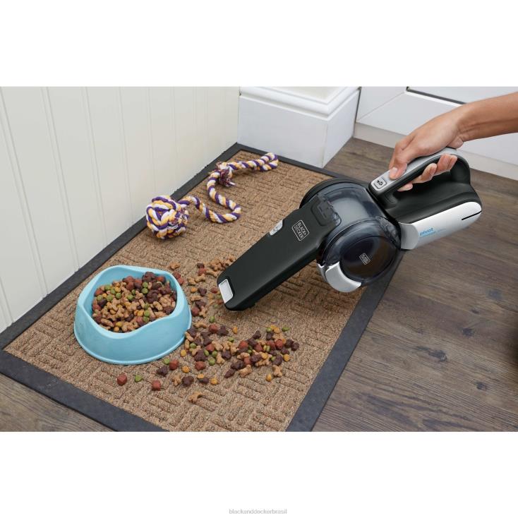 BLACK+DECKER N20D7Dustbuster 20v max aspirador portátil sem fio cinza limpeza