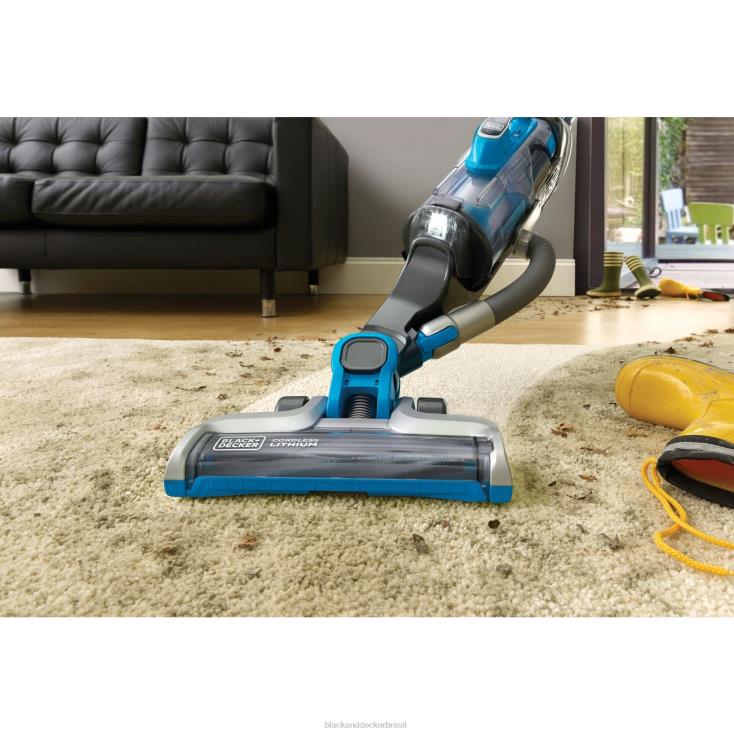 BLACK+DECKER N20D98aspirador sem fio powerseries pro 2 em 1 azul limpeza