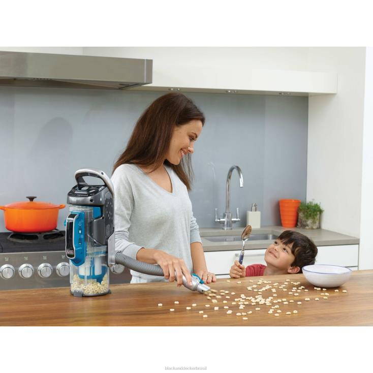 BLACK+DECKER N20D98aspirador sem fio powerseries pro 2 em 1 azul limpeza