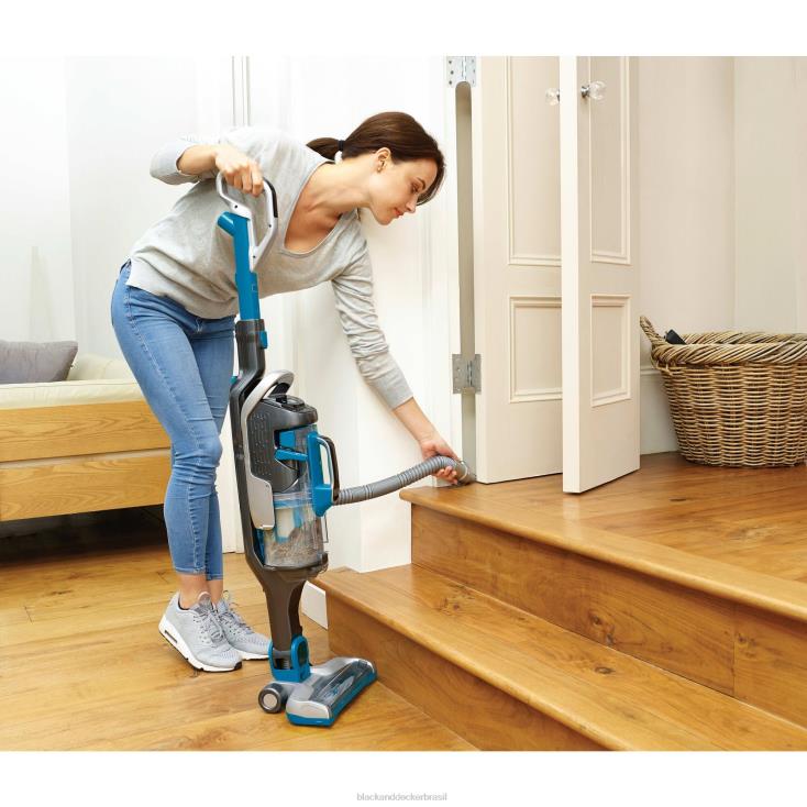 BLACK+DECKER N20D98aspirador sem fio powerseries pro 2 em 1 azul limpeza