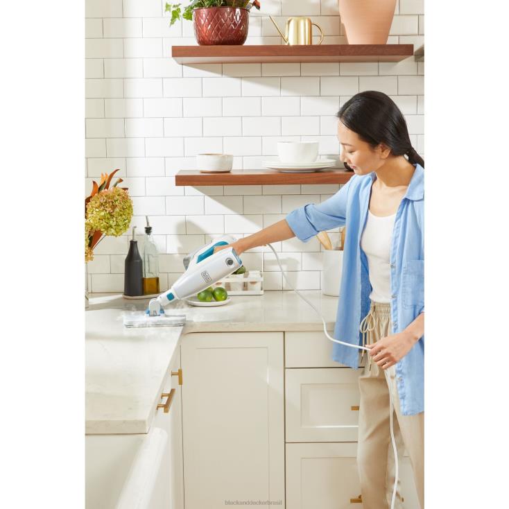 BLACK+DECKER N20D107sistema de limpeza a vapor multiuso com 6 acessórios limpeza