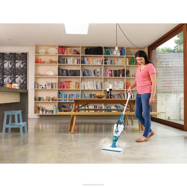 BLACK+DECKER N20D110Steammop e luva 8 em 1 limpeza