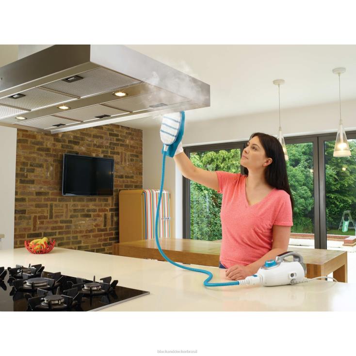 BLACK+DECKER N20D110Steammop e luva 8 em 1 limpeza