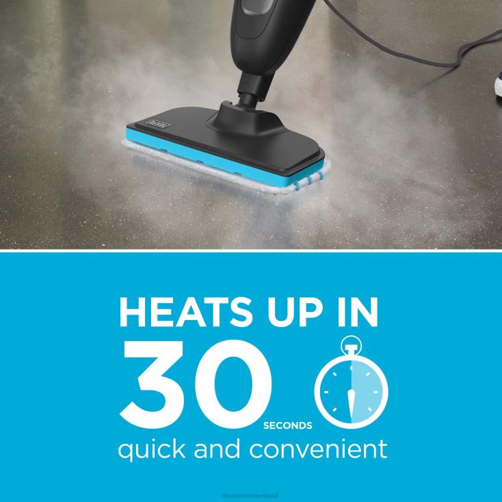 BLACK+DECKER N20D112esfregão a vapor clássico limpeza